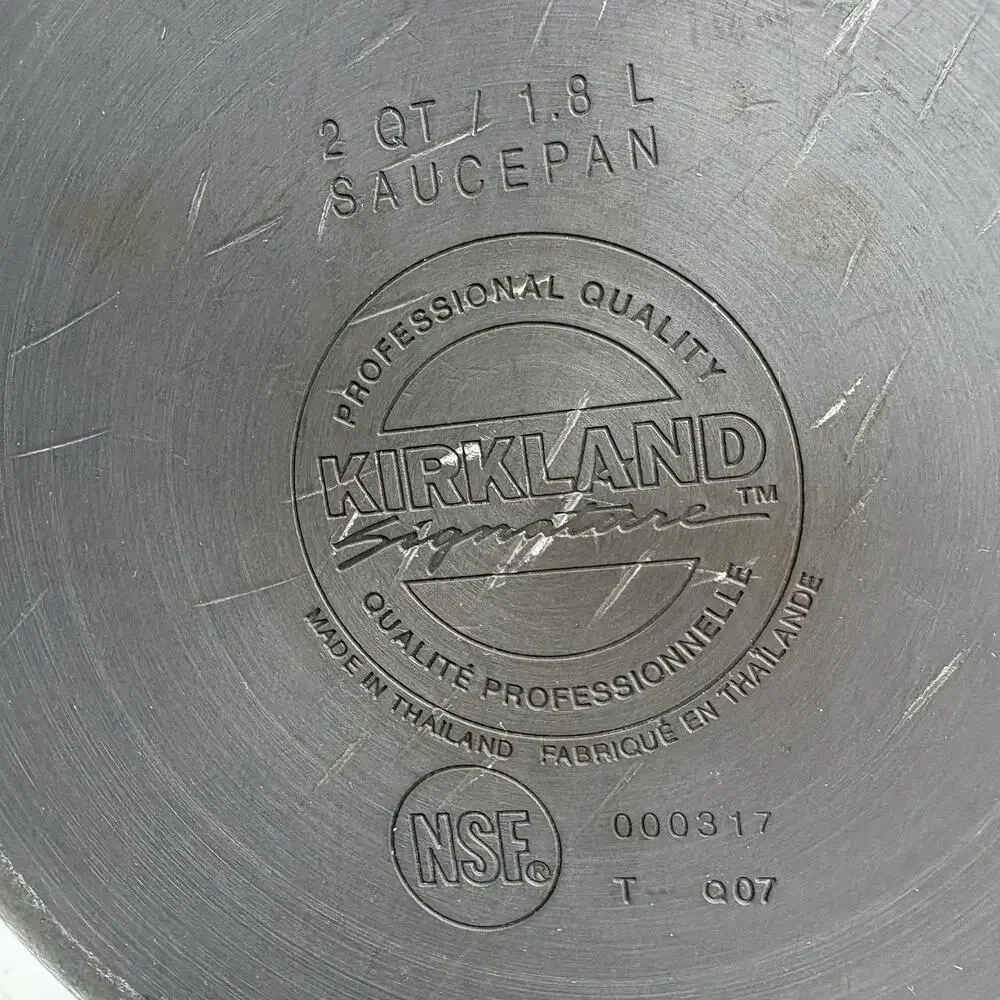 Kirkland Signature‎ 2 Qt Covered Saucepan Non-Stick with Lid READ